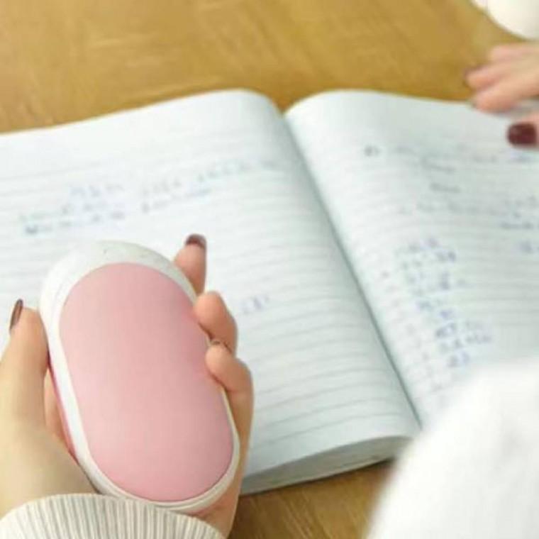 온도조절 핫팩 충전식 보조배터리 겨울 손난로