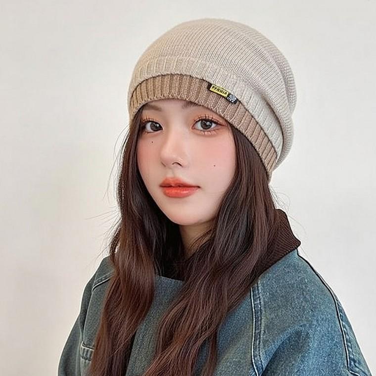 겨울 데일리 착용 좋은 남성 여성 니트 비니