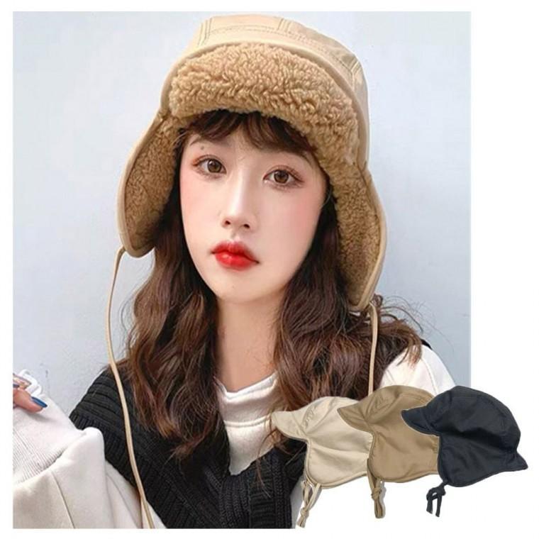 모자 패딩 겨울 여자 양면 뽀글이 귀달이 리버시블