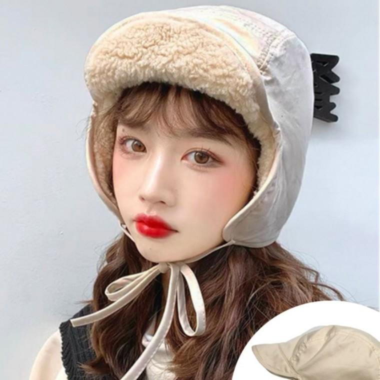 귀도리 겨울 귀달이 양면 뽀글이 모자 패딩 군밤모자