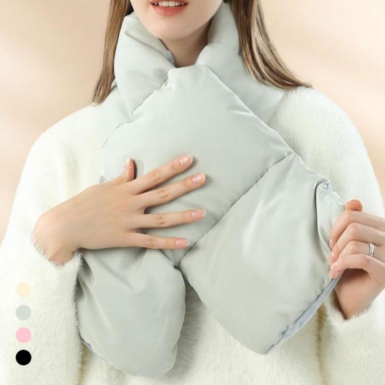 와이드 패딩 목도리 머플러 겨울 넥워머 목토시