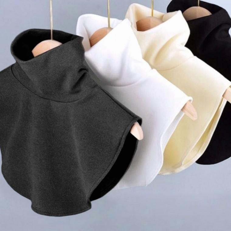폴라 목 남녀 4color 레이어드 페이크 겨울 기모 워머