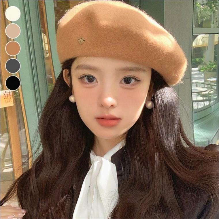 베레모 빵모자 니트 겨울모자 패션 화가모자 여자