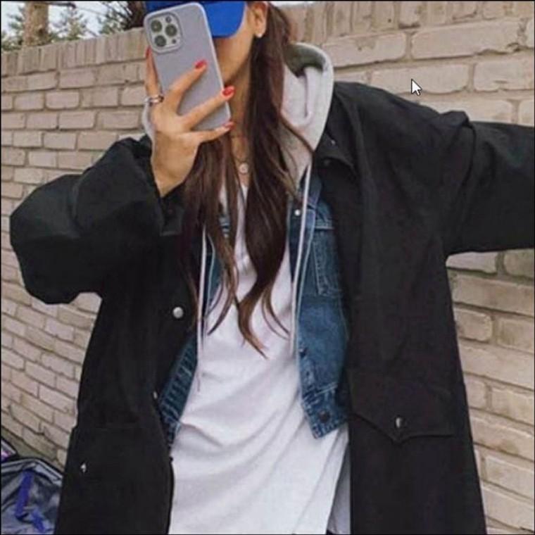 아우터 여자 간절기 점퍼 초겨울 2color 롱 야상 트렌치코트 노카라