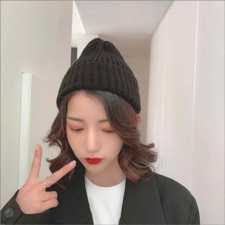 니트모자 비니 데일리 겨울 골지 남녀공용 방한모