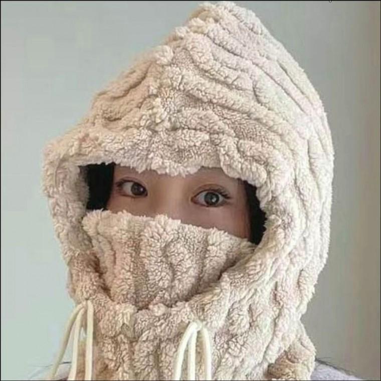 올인원 후드 겨울 남녀공용 방한모자 바라클라바 넥워머
