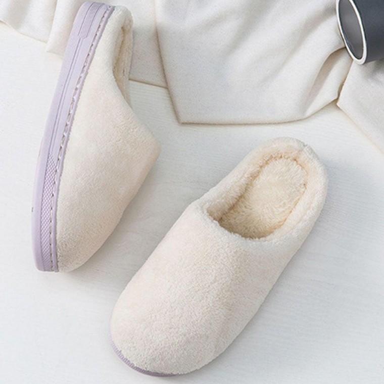 퍼 거실화 방한 사무실 층간 실내화 룸슈즈 겨울 소음