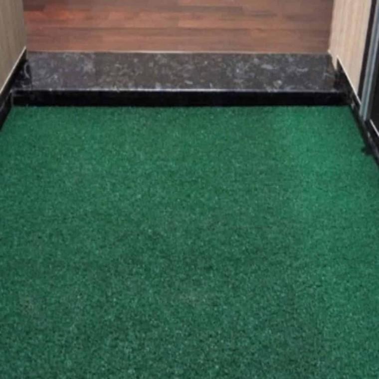 건식화장실매트 신발장매트 코일 롤매트 그린
