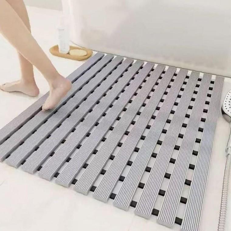 미끄럼방지 컴팩트 물빠짐 욕실매트 발매트 60x90cm