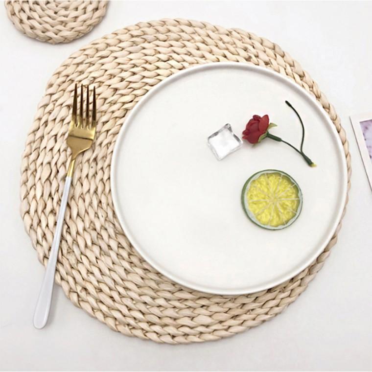 라탄테이블매트 주방용품 플레이팅 라탄식 식탁매트 (40cm)