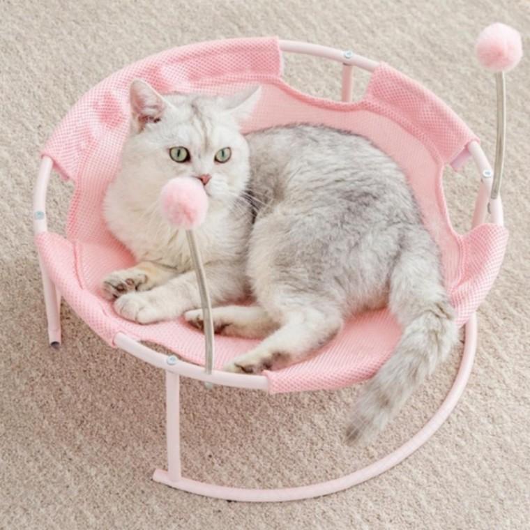 반려동물 고양이 매쉬 해먹 침대 쿨매트 여름용 쾌적한 수면공간