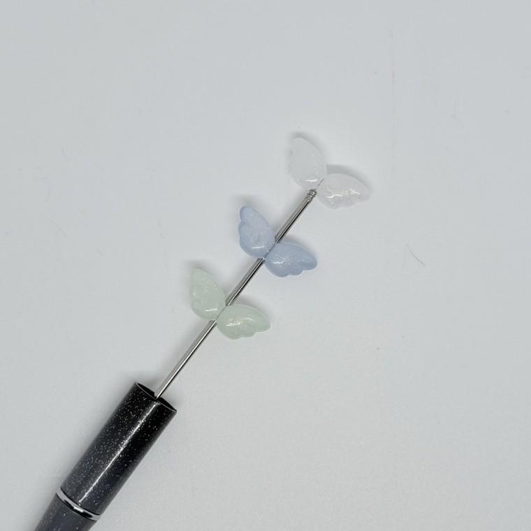 볼펜꾸미기 볼꾸 동대문 꾸미기 DIY 엔젤 무광 코팅 엔젤코어 천사 날개 투명 펄 반짝이