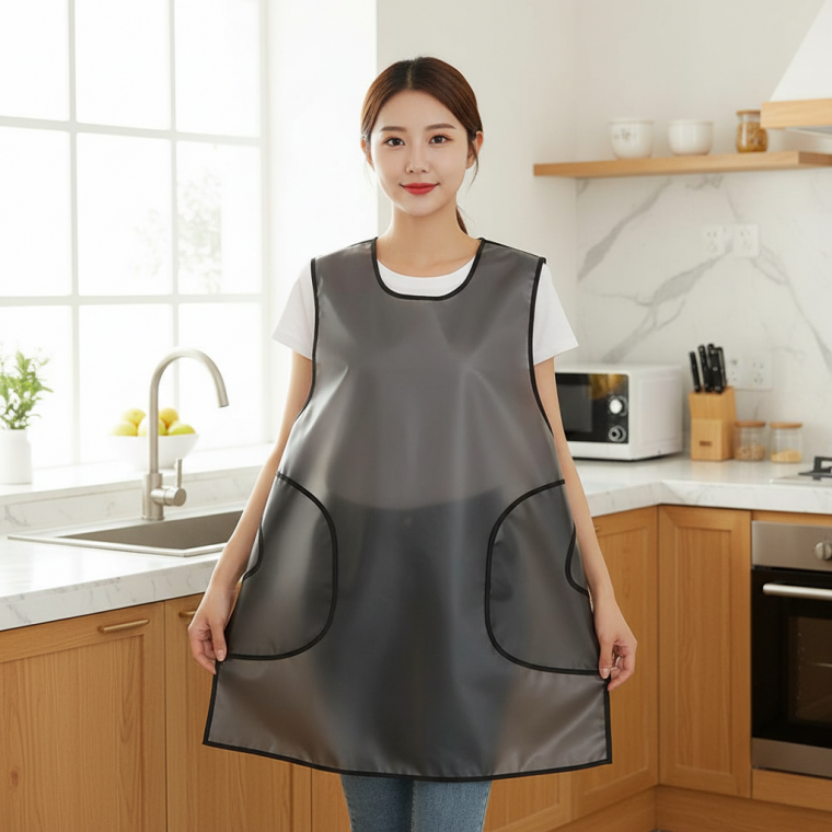 방수 소재 작업용 앞치마 주방 식당 업소용 80cm