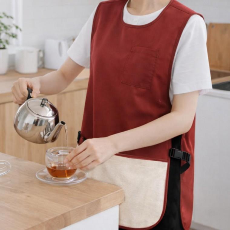 앞치마 타올 주방 미용실 핸드 방수 버클형 카페 조끼 어린이집