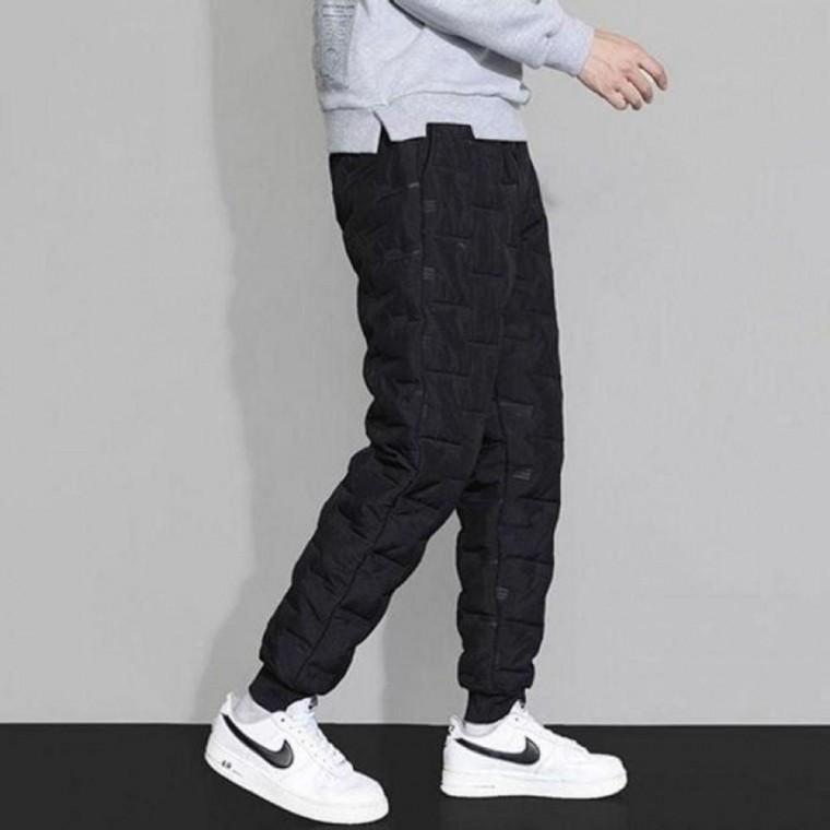 겨울바지 방한 남성 팬츠 패딩 조거 겨울 보온 처리 성 패딩팬츠 패션조거팬츠 데일리 겨울 스트릿웨어