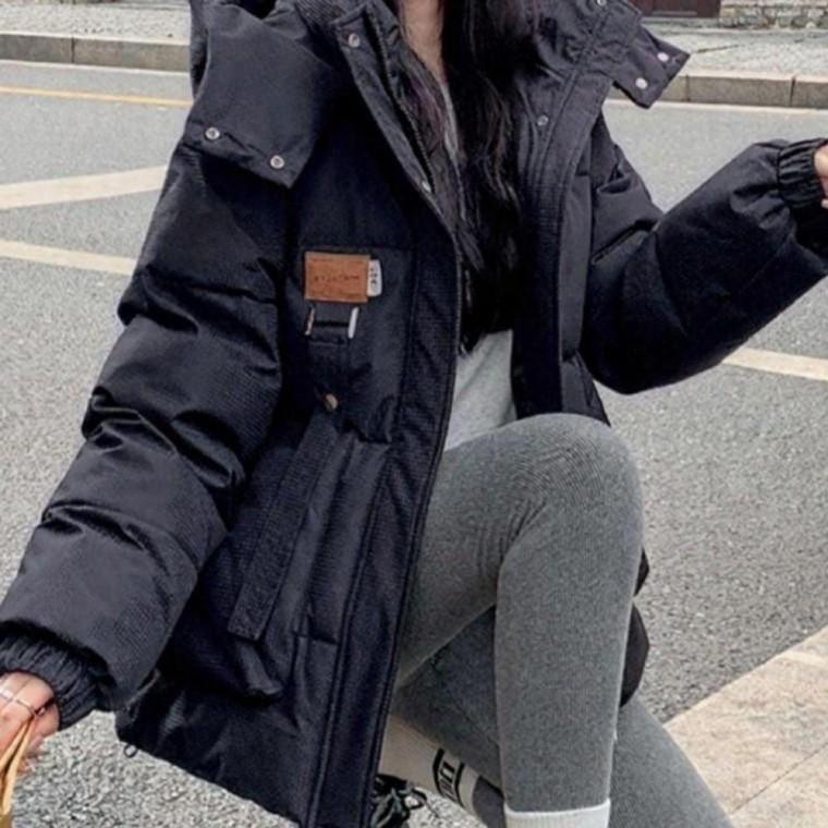 방한 짧은숏패딩 숏패딩 따뜻한 겨울 겨울코디 패션 여자 자켓 패딩 경량 겨울점퍼 크롭패딩 여자점퍼 자켓