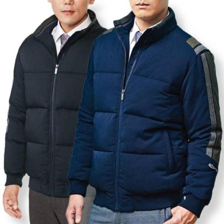투톤 겨울 작업복 상의 패딩점퍼 자켓 근무복 유니폼 점퍼 겨울 패딩 자켓 유니폼 사무실 회사 작업복