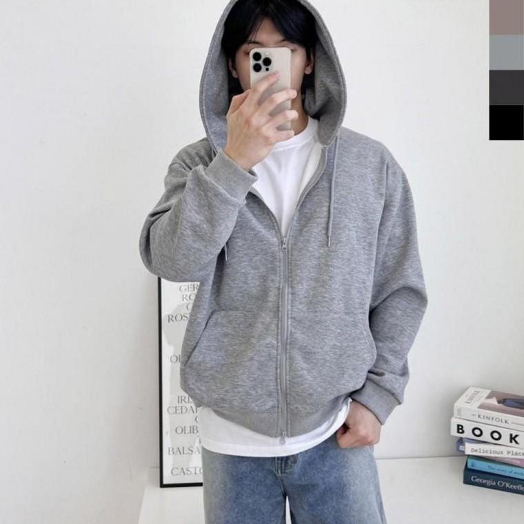 남자 봄 가을 겨울 오버핏 투웨이 흐 집업 야상 패딩 겨울 점퍼 니트 흐집업점퍼 여자