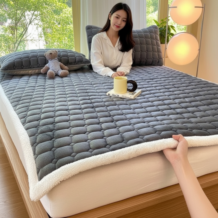 겨울용 보온 벨벳 150x200cm 두툼한 겨울 이불 200cm