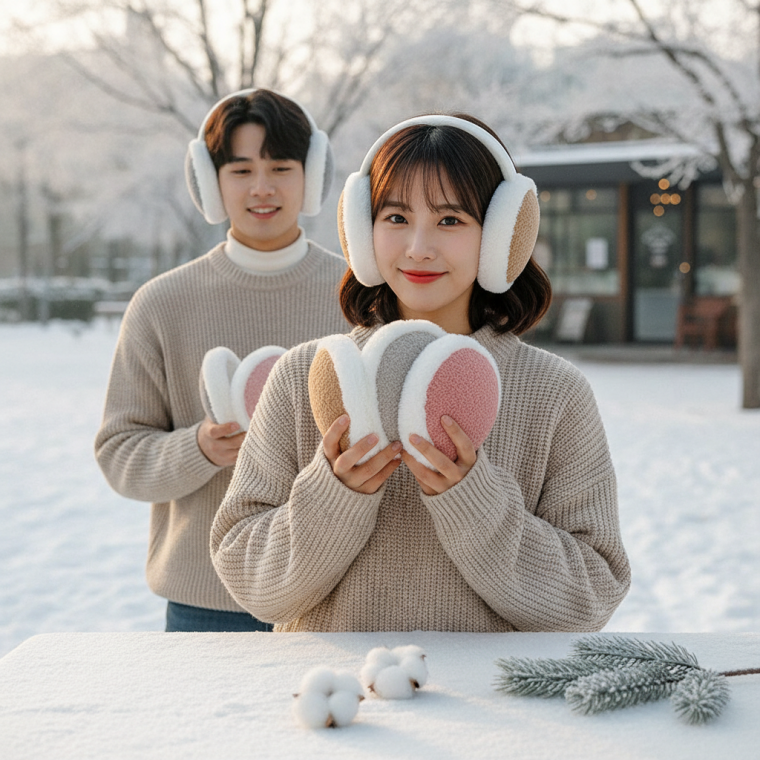 겨울철 남녀공용 방한 보온 모자 따뜻한 겨울 방한용품