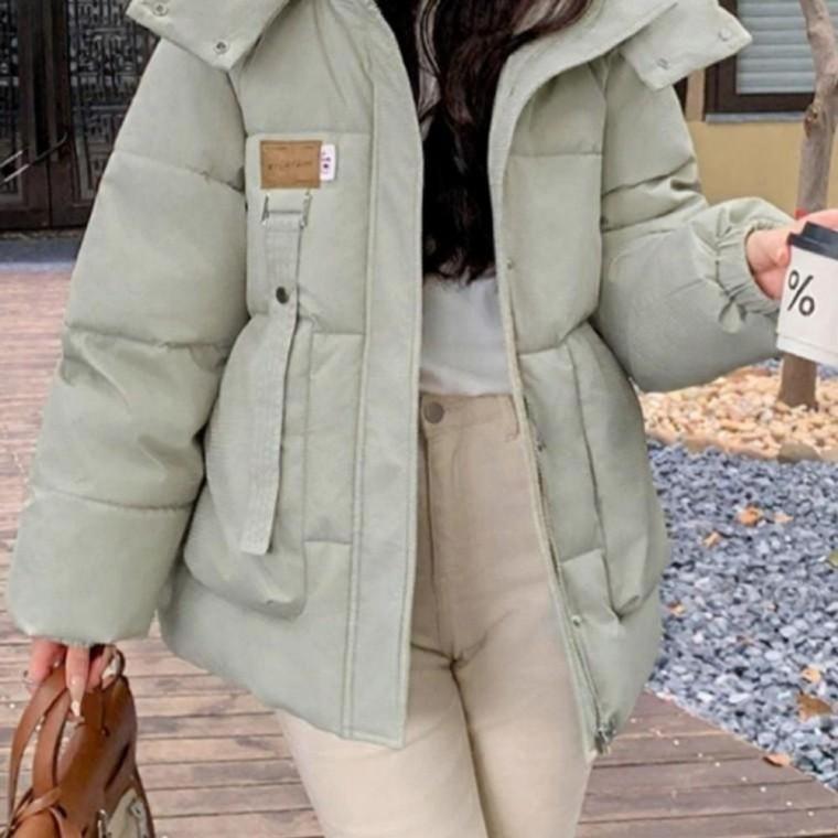 여자 숏패딩 겨울 점퍼 패션 패딩 경량 방한 점퍼 패딩 데일리 보온 여자숏 커플 겨울 따뜻한