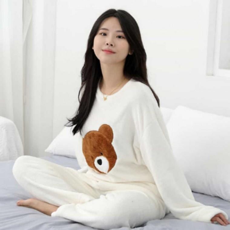 극세사 수면 잠옷 겨울잠옷세트 실내복 겨울파자마 여성수면잠옷 여성극세사잠옷