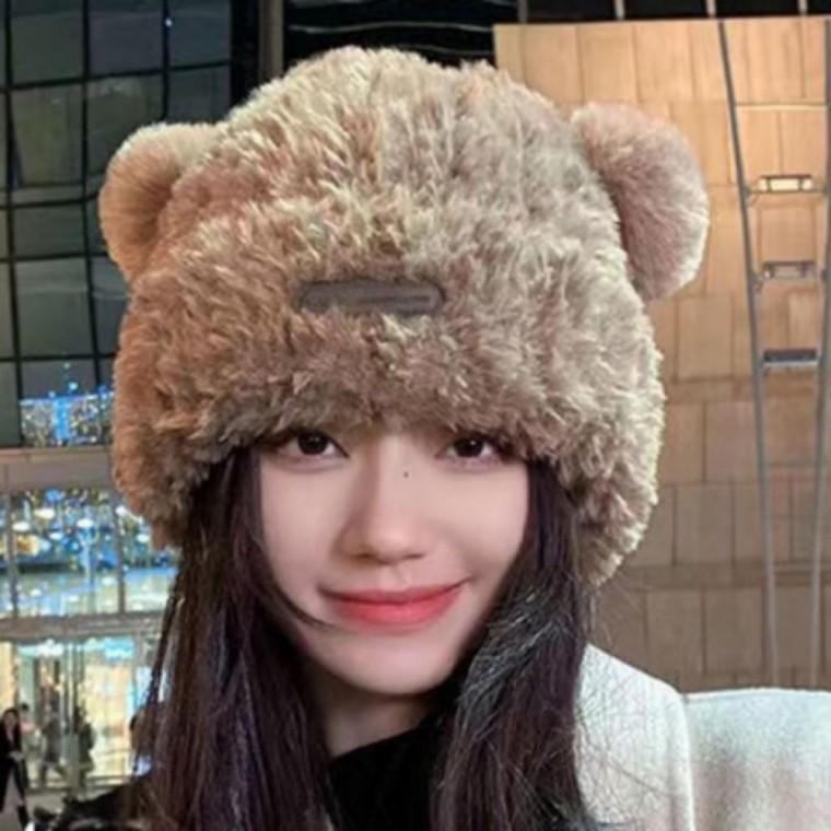 모자 겨울 털모자 비니 곰돌이 털 털비니 스키장