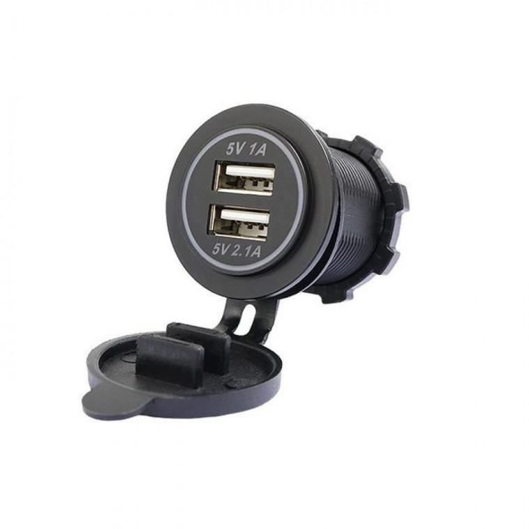 EA 3.1A 듀얼 USB 충전기 차량용 캠핑 소켓 이동형