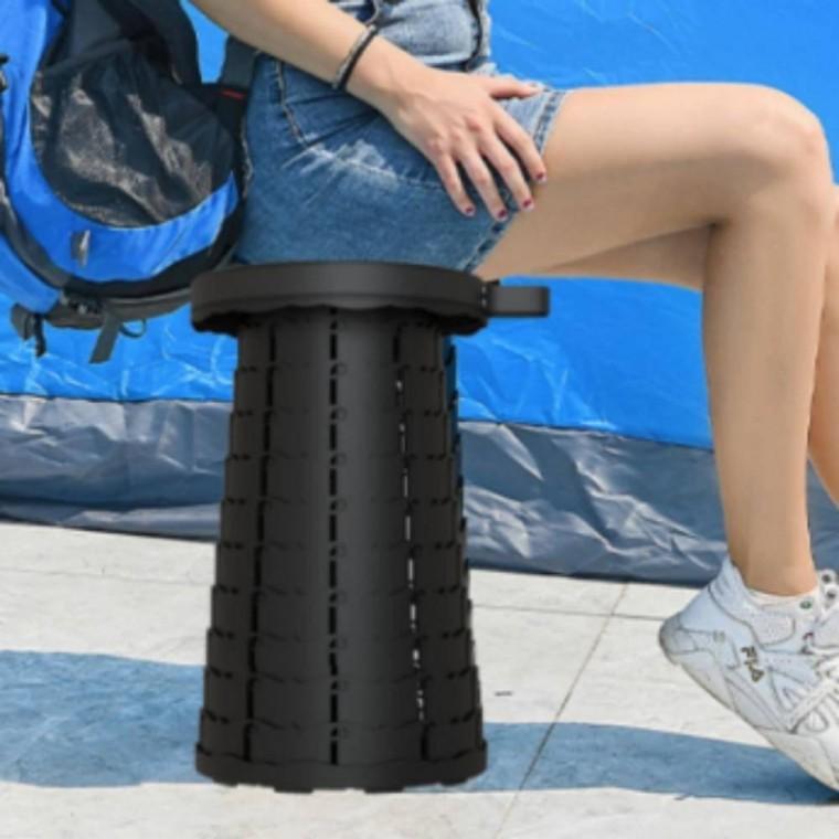 자바라 등산 코끼리 낚시 캠핑 접이식 다용도 휴대용 높이조절 의자 폴딩