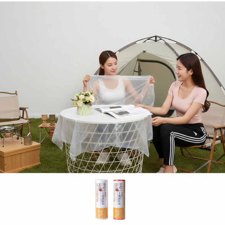 대형 업소용 일회용 식탁보 캠핑용 테이블보 식사용 횟집 테이블커버