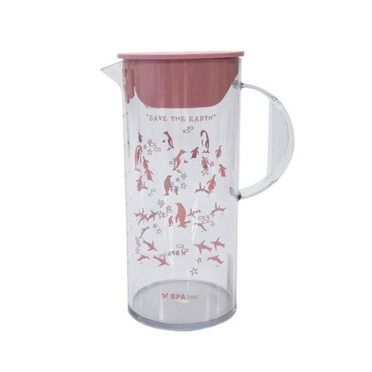 폴라베어 손잡이 물병 핑크 주방물병 주방물통 생수통