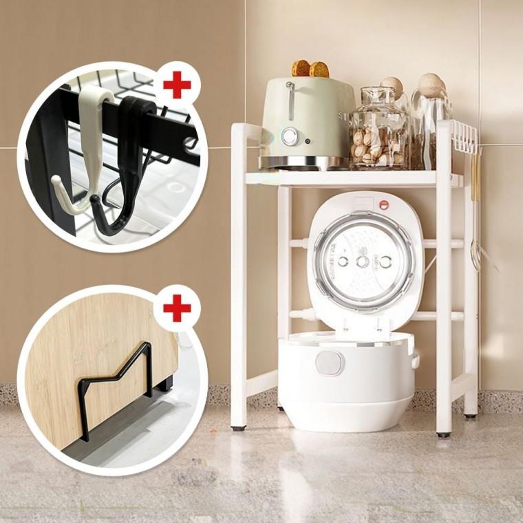 길이 높이 조절 밥솥 선반 주방가전 다이