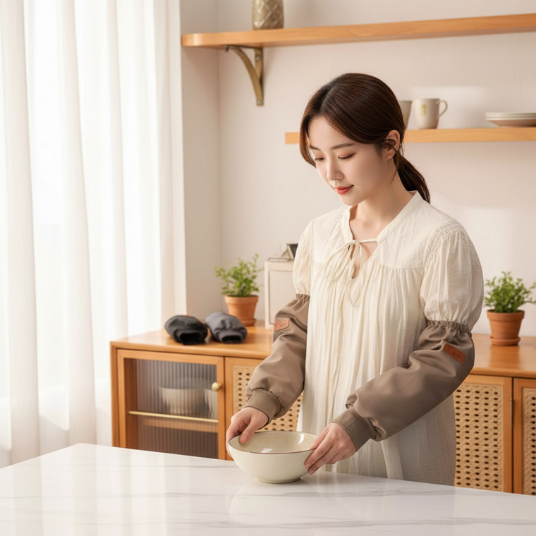 방수 미술용 팔토시 주방용 위생 작업 팔