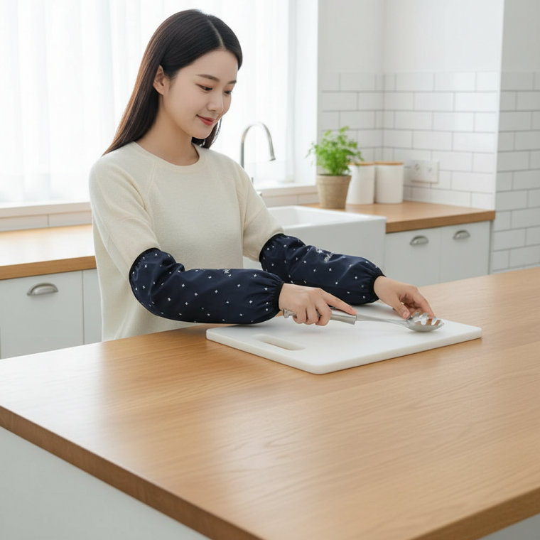 방수 작업용 팔토시 주방 위생용 팔 미술 사무 작업 토시