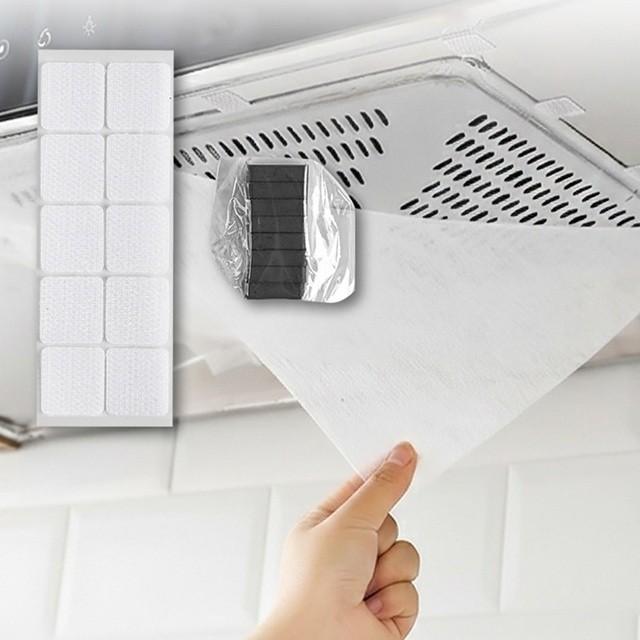 난연 소재 주방 후드 기름 종이 롤형 길이10미터 15cm 절취선 리필