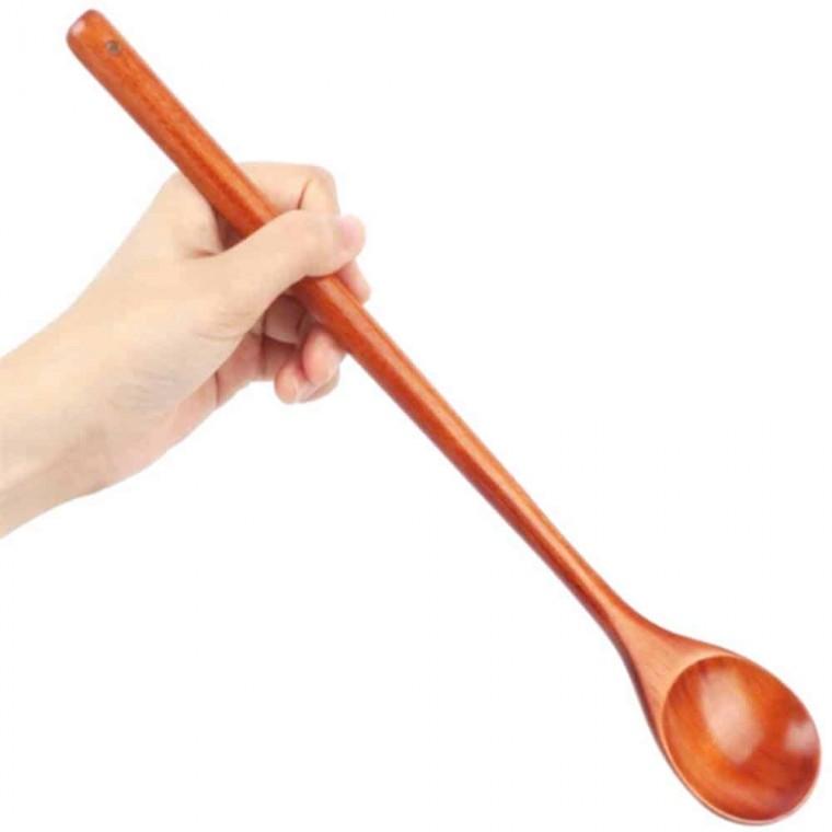 우드 롱스푼 33cm 롱티스푼 우드수저 주방도구 커피롱스푼 원목볶음스푼