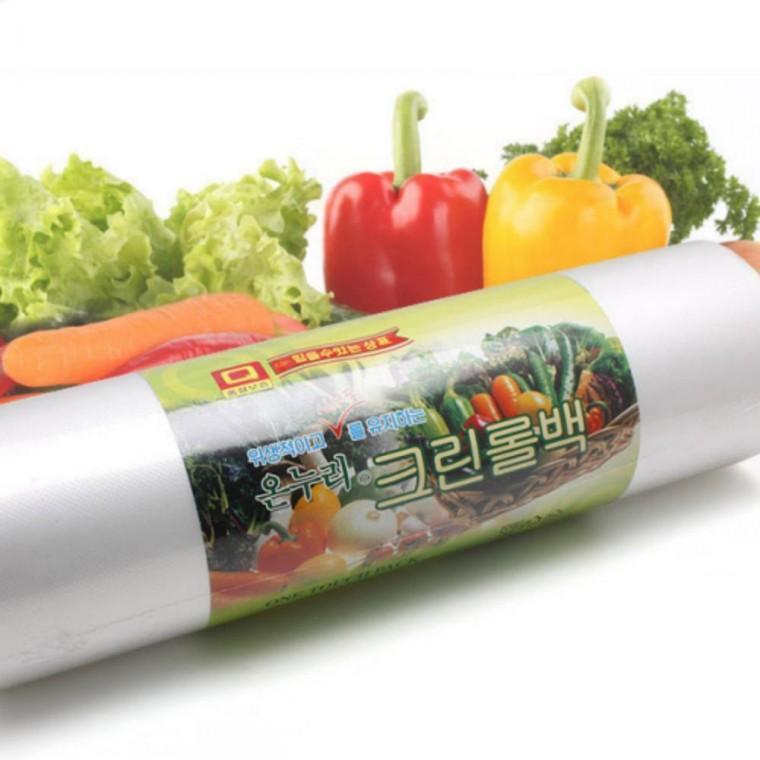 주방 봉투 영업용 500매 롤백 위생 35x50 비닐 음식