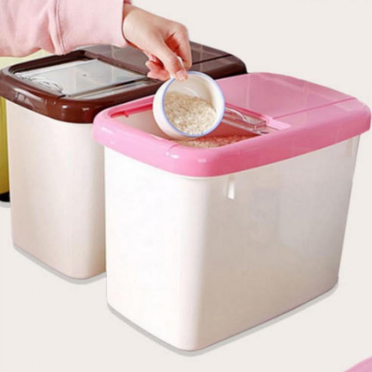 주방 항아리 쌀통 사료 정리 10KG 잡곡 독 보관 수납