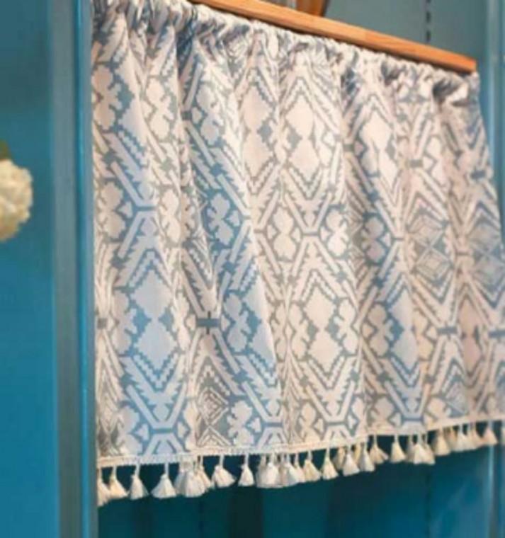 주방 패브릭 가림막 커튼 가리개 칸 막이 천