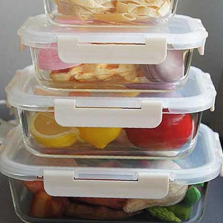 주방 직사각 베이직 1050ml 1P 반찬통 김치통