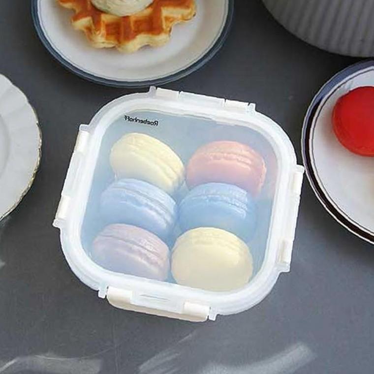 주방 정사각 간결 520ml 1P 반찬통 김치통