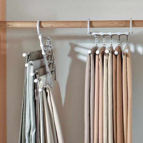 리빙 생활용품 5단 접이식 바지걸이 2컬러 LIV011