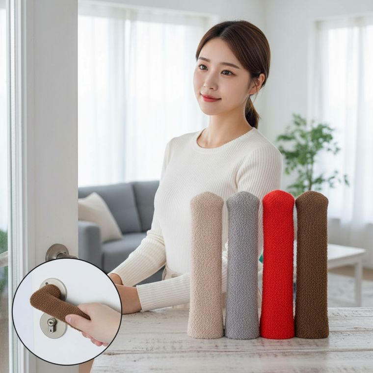 현관문 손잡이 도어레버 캡 생활용품 10p