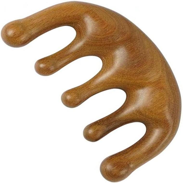 원목 마사지 피부관리 혈행 개선 경락 괄사