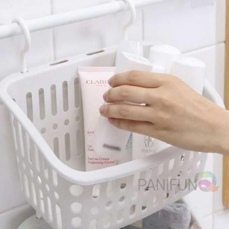 퍼니 연결형 수납바구니 소 수건정리함 욕실용품정리 화장실수납함