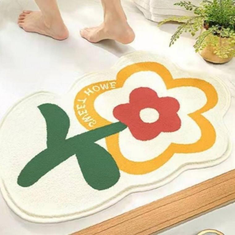 플라워 1P 탄탄 싱크대 욕실 화장실 논슬립