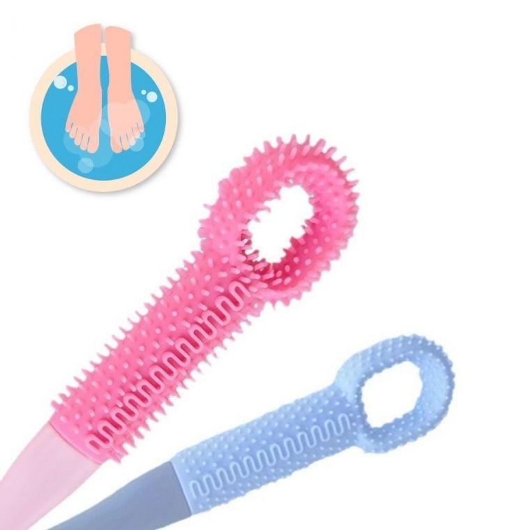 위생적소프트브러쉬 욕실 각질 고리형 쉬운건조 풋브러쉬