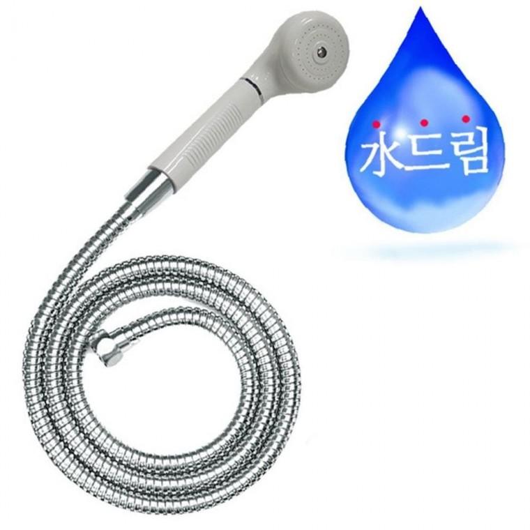 수드림수전 메탈호스 1.5M 백색샤워기샤워호스 수도용품 수전용품 욕실용품