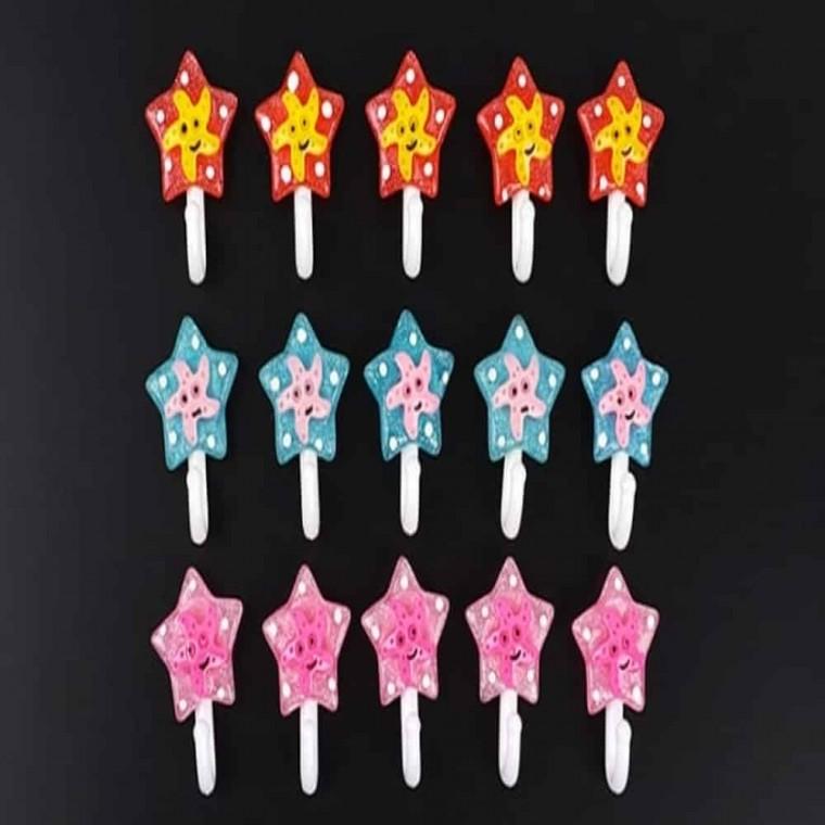 부착식 행거 5p 욕실후크 후크 벽에붙이는고리