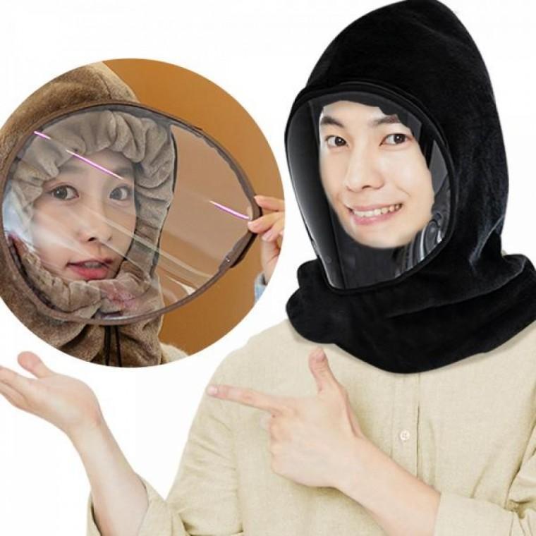 귀달이 방한모 겨울 기모모자 여성 털모자 얼굴가리개